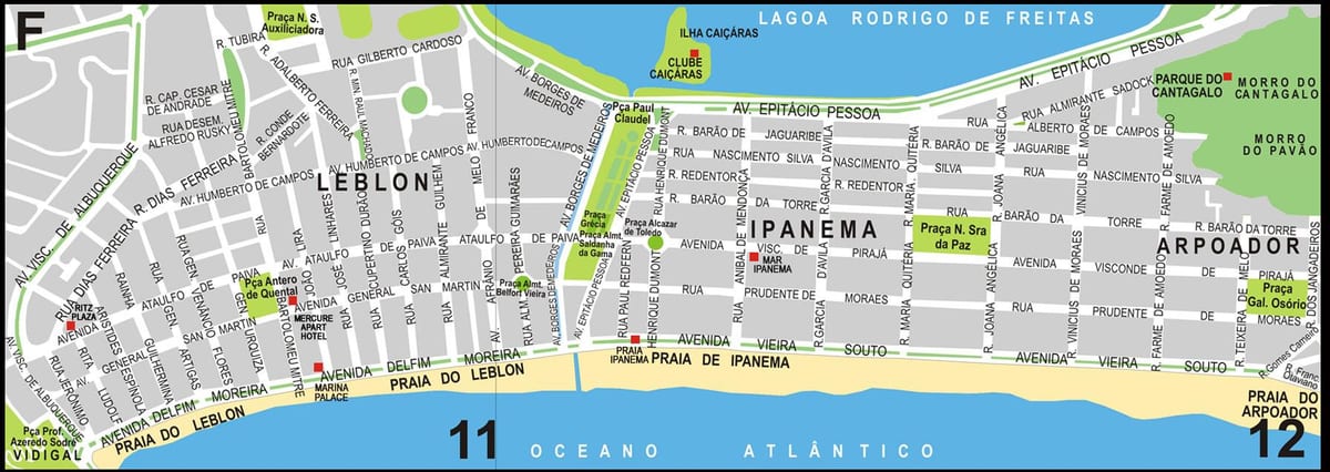 mapa gay Rio de Janeiro