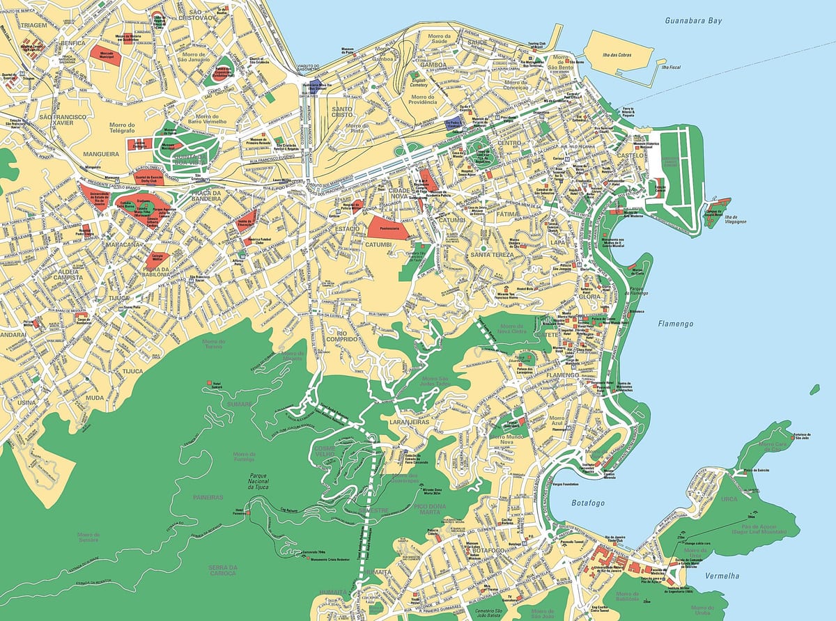 mapa Rio de Janeiro