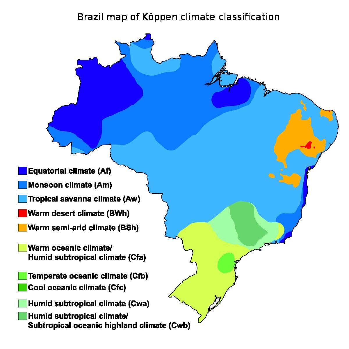 mapa Rio de Janeiro počasí