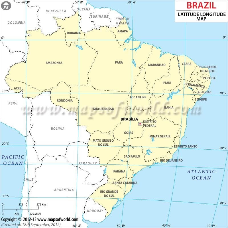 zeměpisná mapa Rio
