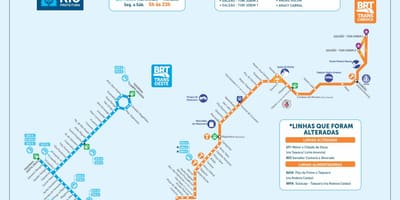 Rio brt mapě