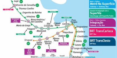 Rio de Janeiro mapa metro pdf