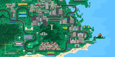Interaktivní mapa Rio