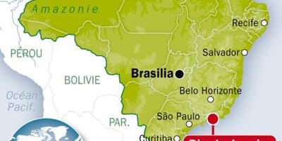 Kde je Rio se nachází na mapě světa
