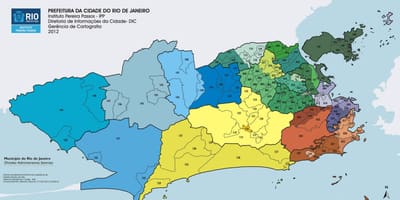 Rio de Janeiro, paříž mapa