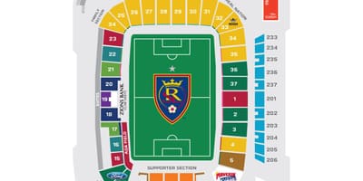 Rio tinto stadium sezení mapě