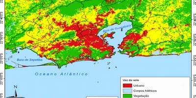 Topografická mapa Rio