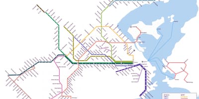 Rio 2016 dopravní mapa